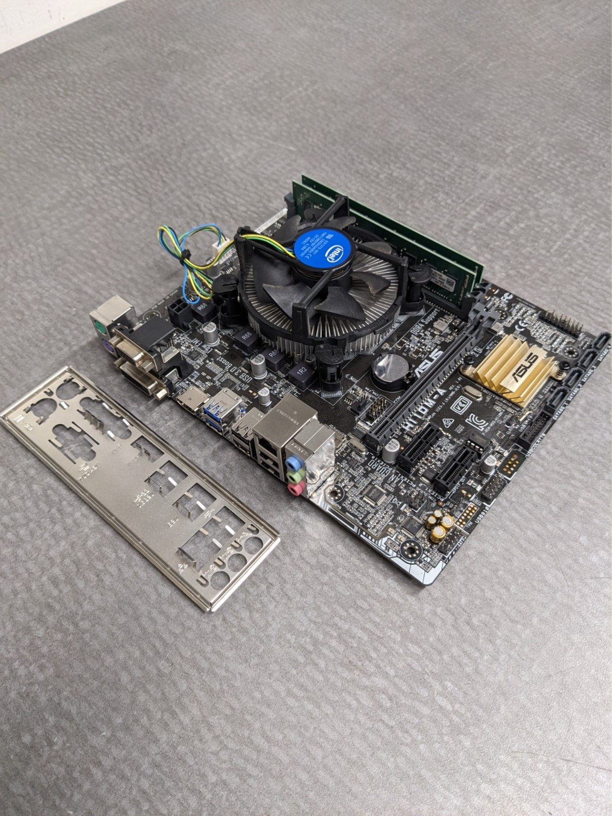 ** 3.3 GHz Intel i5-6600 CPU + ASUS H110M-A Motherboard + 8GB RAM