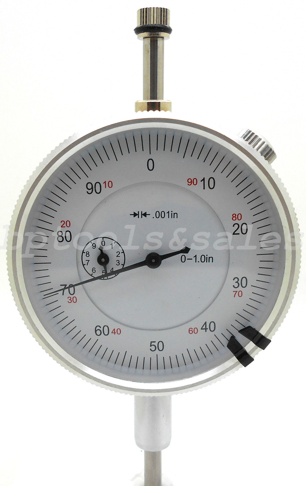 Universal Magnetic Base Holder 132lbs Force & 1" Dial Indicator White Face