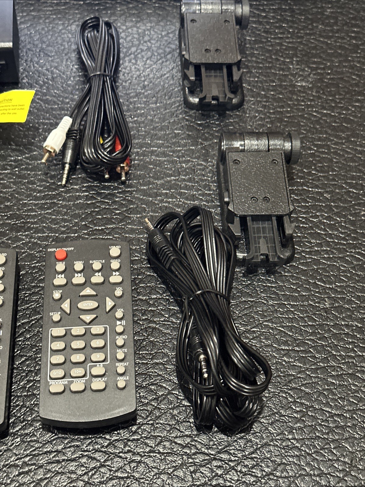 Dual Screen 10.5" Portable DVD Players for Car - 5-Hour Battery, USB/SD Support