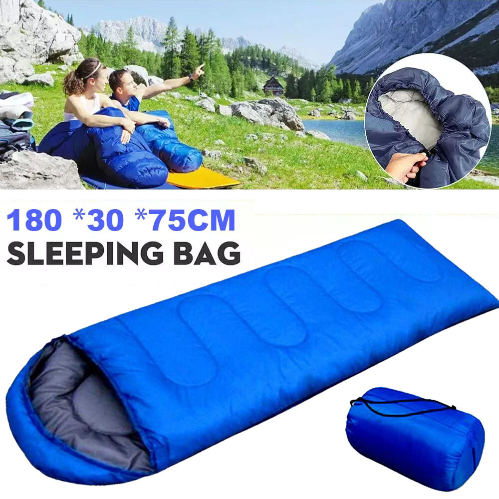 2/1× Thick Adult Cold Weather Sleeping Bag For Big & Tall Waterproof Winter Bags