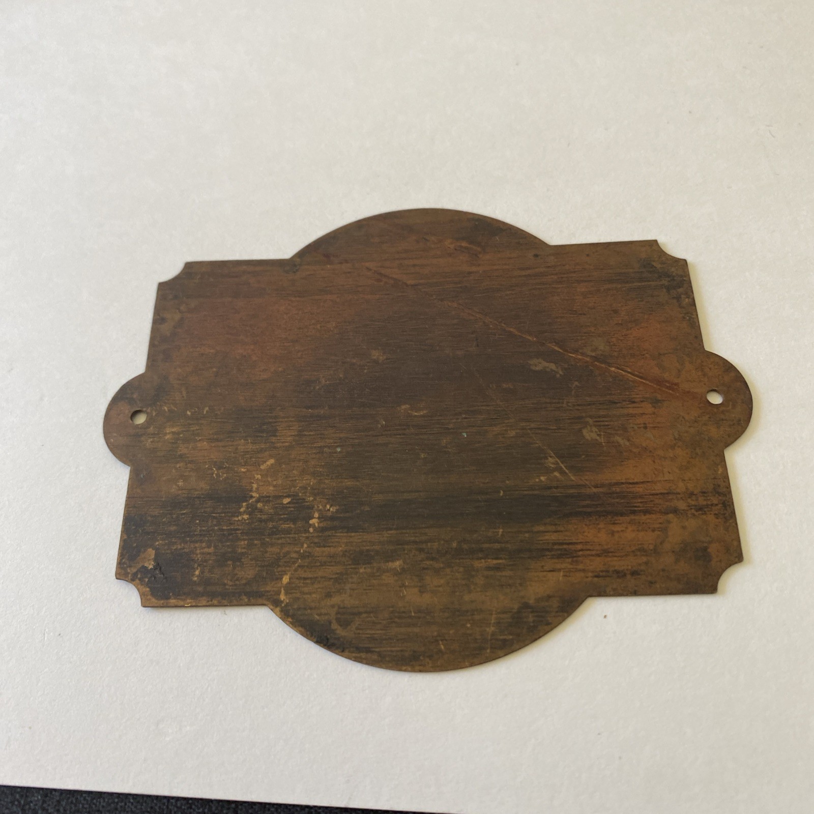 Vintage 1920s Radiola 20 Metal/ Brass Tag