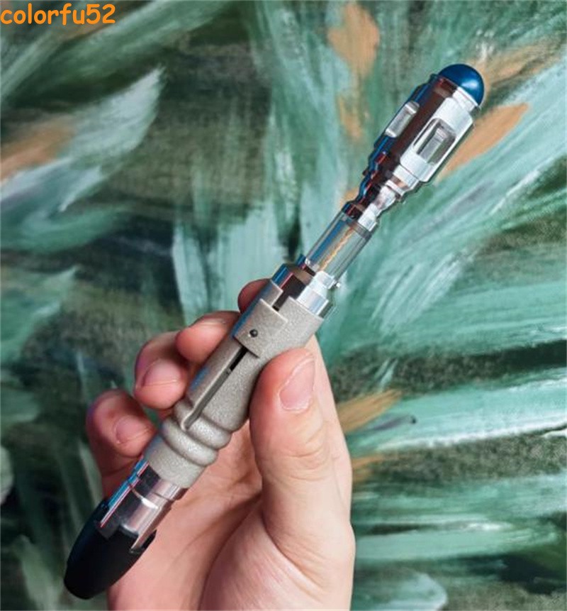 Replica Doctor Who Master 10th Metal Sonic Screwdriver Scalable LED Prop Collect