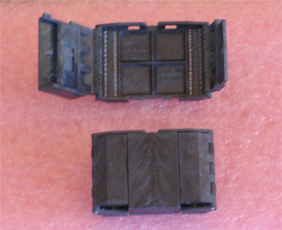 980020-48-01 Meritec TSOP 48 pin Socket SMT Testing Prototype 0.5mm  QTY 2  NEW