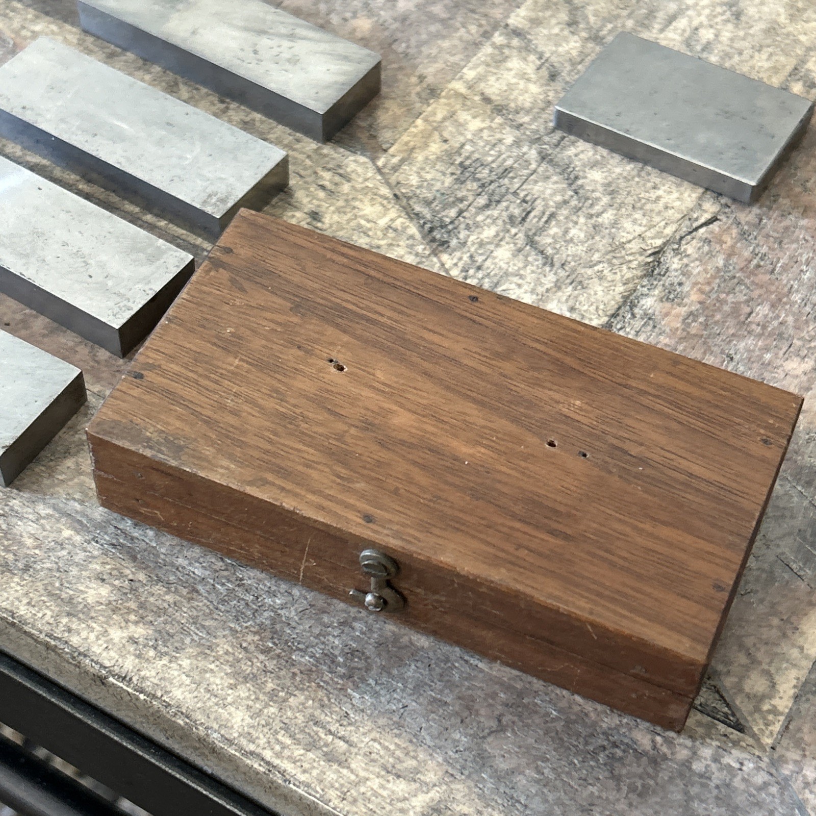 5 Webber Machinist Gauge Blocks Plus 5 Unmarked Blocks