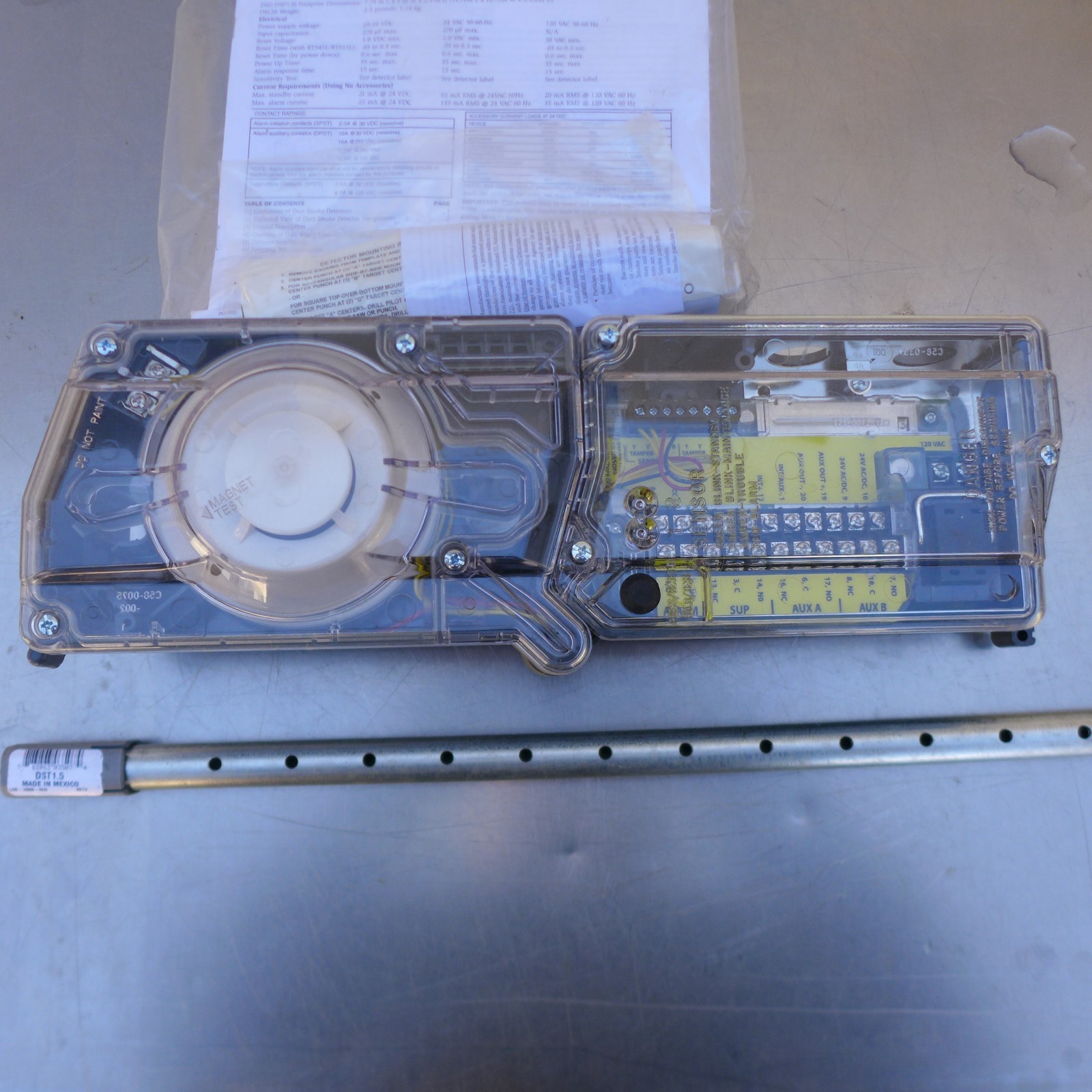 B86 SYSTEM SENSOR D4120 ENNVAIR FLEX 4-WIRE PHOTOELECTRIC DUCT SMOKE DETECTOR