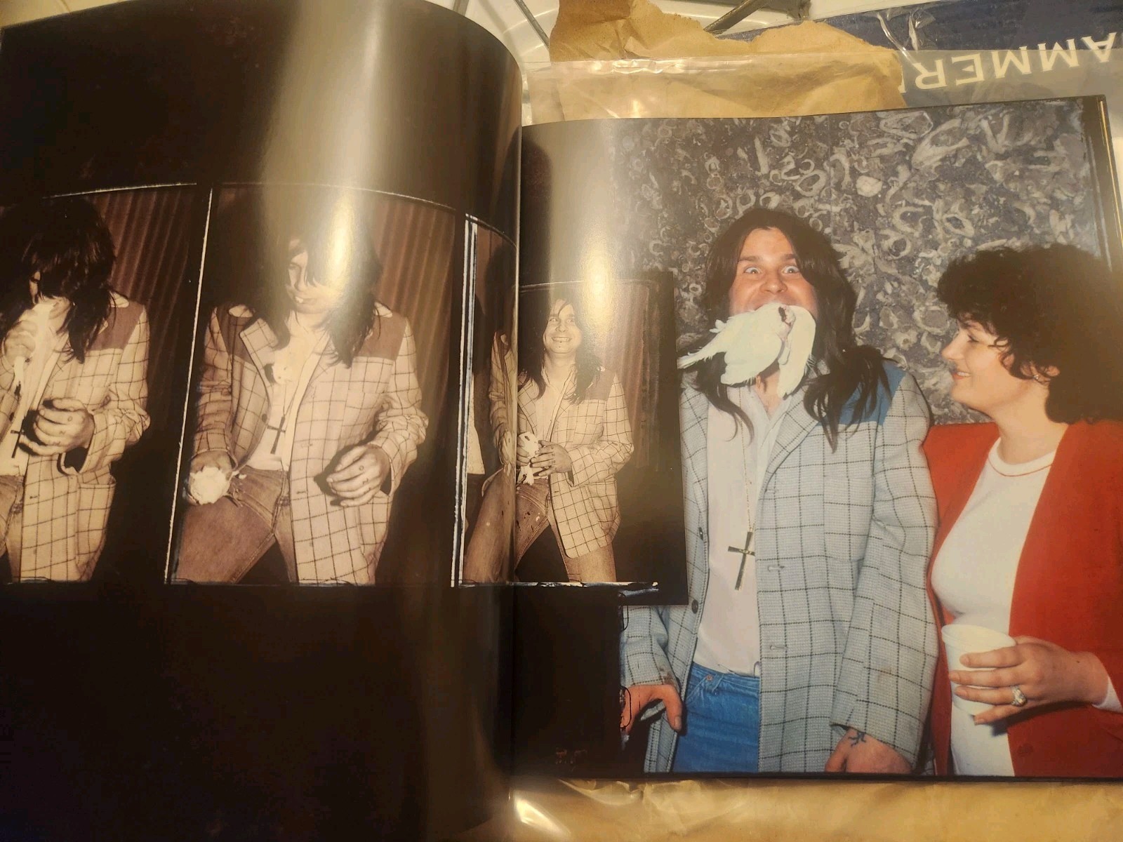 RANDY RHOADS OZZY OSBOURNE LARGE BLIZZARD OF OZZ ERA 88 PAGE COFFEE TABLE BOOK