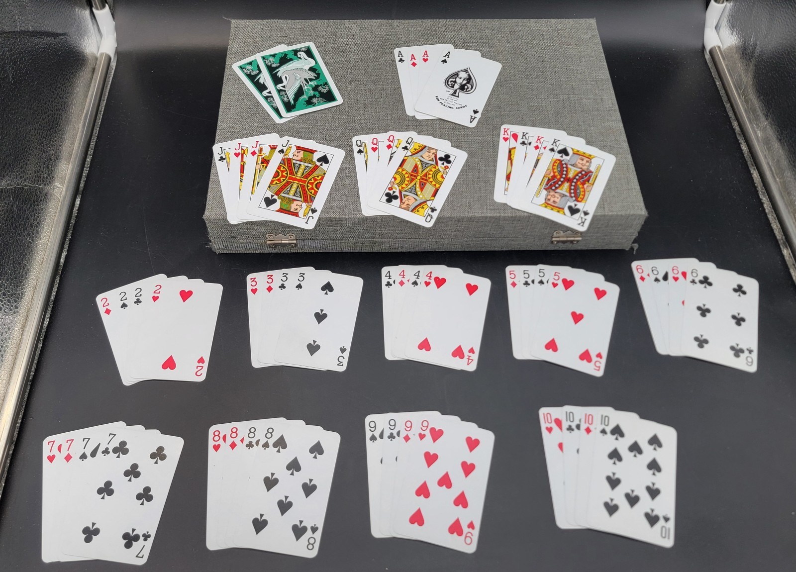 Vintage KEM Playing Cards Flamingo Complete April 1950