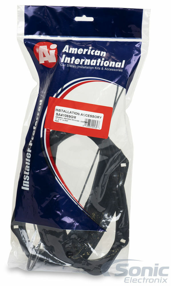 American International SA41069GM 4" x 10" to 6X9" Speaker Adapter Mounting Hole