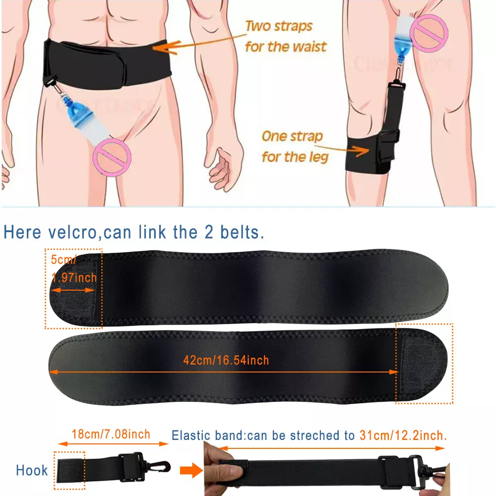 Male Extender Penis Stretcher Enlargement Vacuum Cup Enhancement Hanger Supply