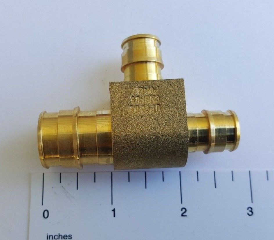 10 Pcs. XFITTING 3/4" x 1/2" x 1/2" Pex A Tee, Expansion Tee, for Uponor Wirsbo