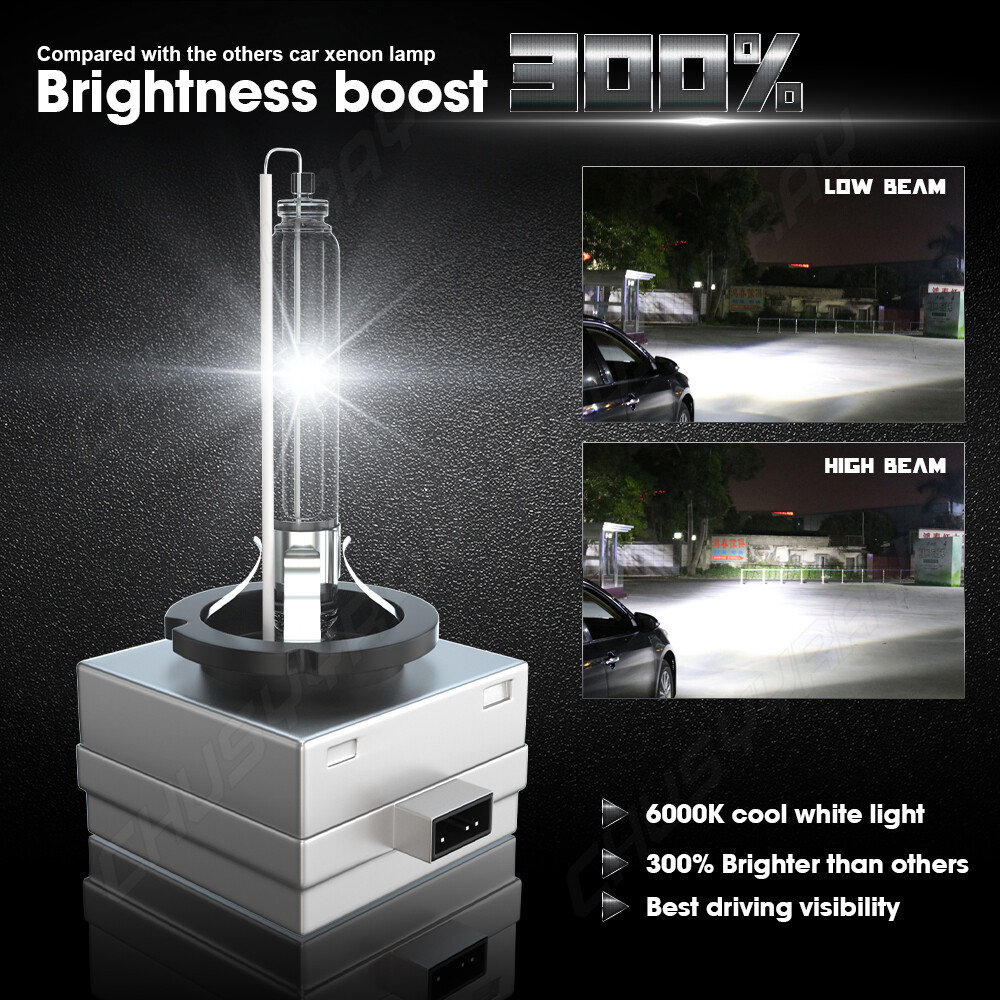 Set(2) D3S HID Xenon Bulb Replace Factory HID Headlight Pair 6000K White BRIGHT