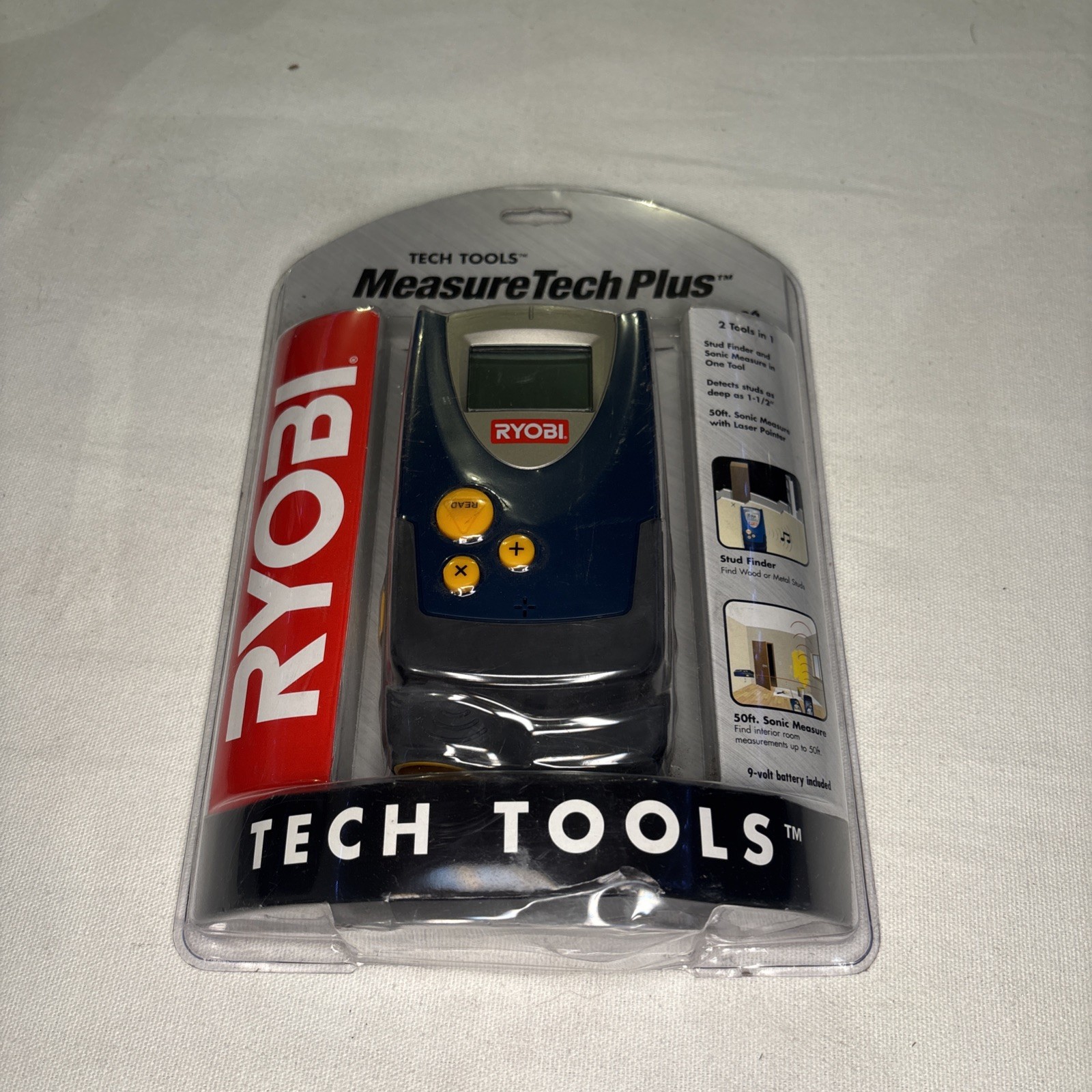 RYOBI EMTP006 Sonic Measure & Stud Finder Measure Tech Plus New