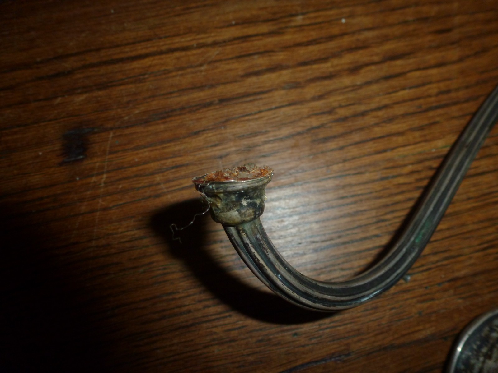 Antique Vintage Gorham Sterling Candelabra Arm Top Only Parts Damaged