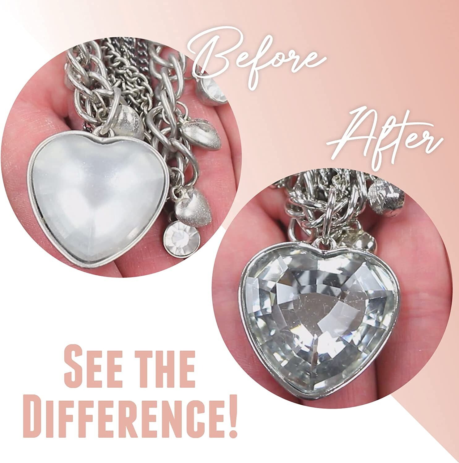 Jewelry Cleaner Solution For Ultrasonic Cleaner & More. Silver Gold Diamond Gem