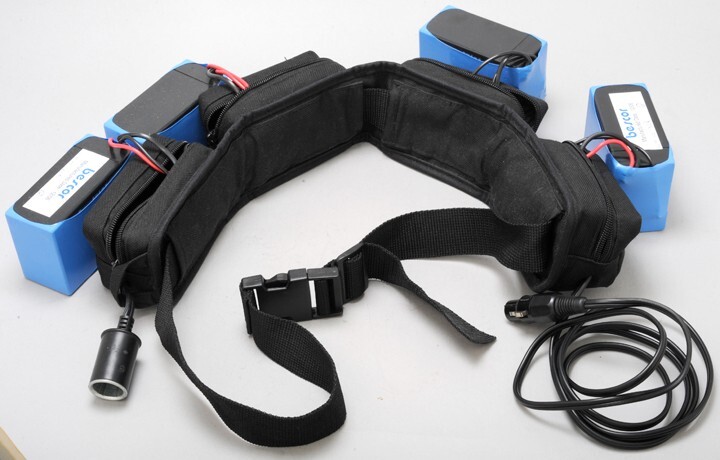 Bescor PRB-24XLR ATM Lead-Acid 12V Battery Belt UNTESTED