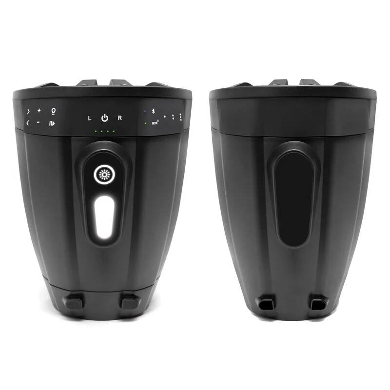 ECOXGEAR ExtremeTower Speakers TA8 - 1 Bluetooth Amplified + 1 Passive Speaker