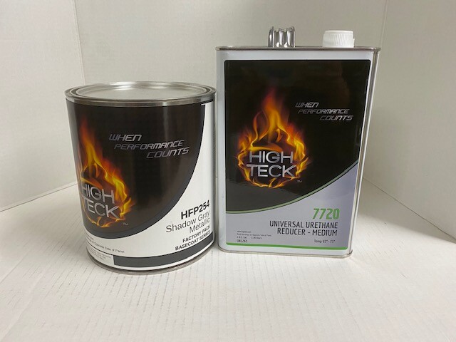 Ford CX Shadow Gray Metallic Automotive Basecoat Paint & Reducer