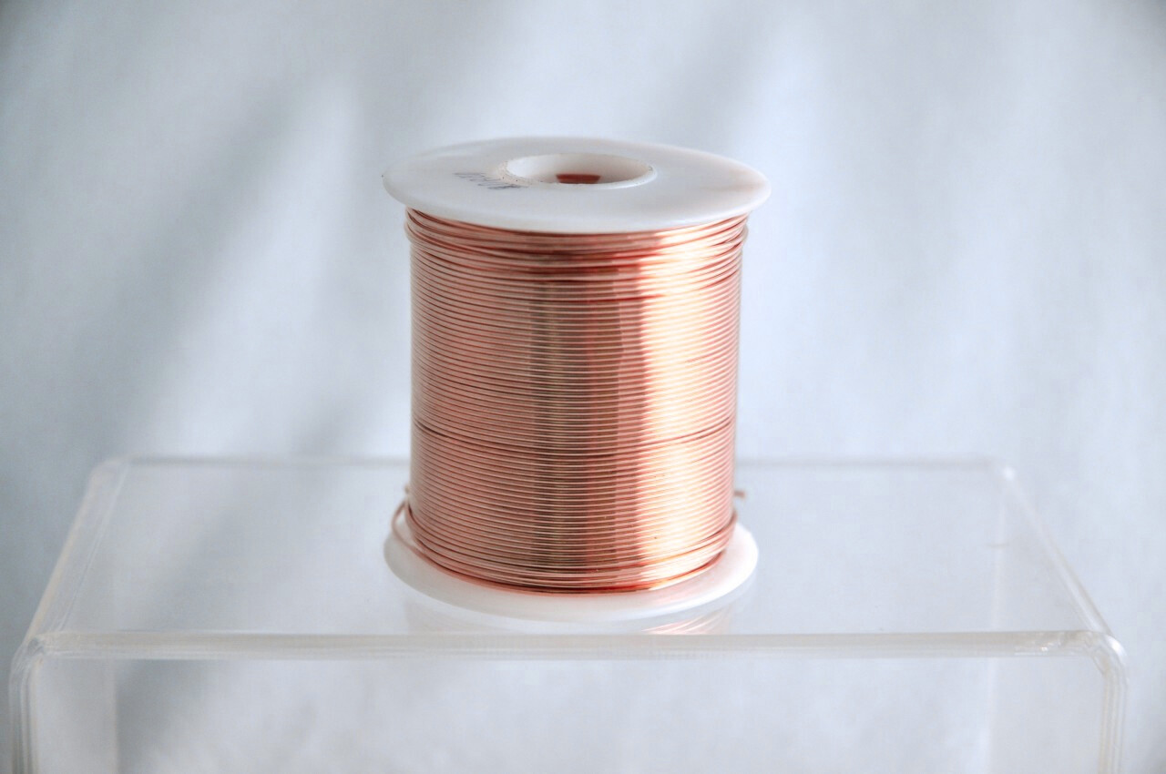 Bare Copper Wire 20 Gauge 1 lb Spool (315 Feet) Diameter 0.032
