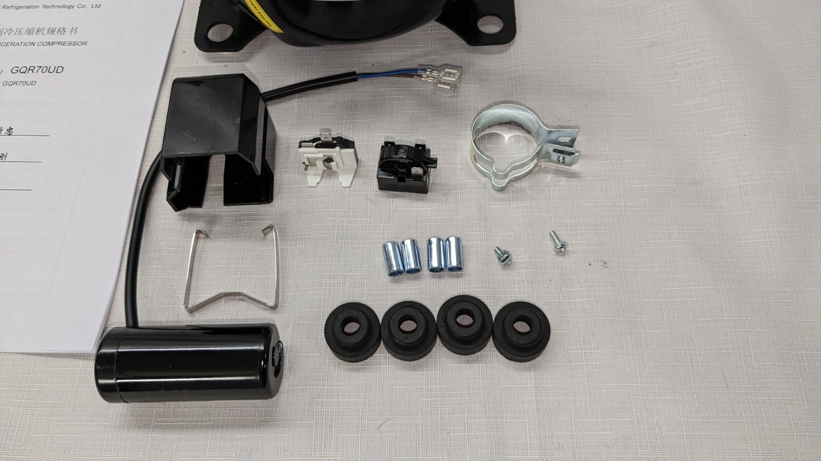 Sikelan GQR11UD 1/2hp 110VAC R290 LBP / MBP Refrigeration Compressor