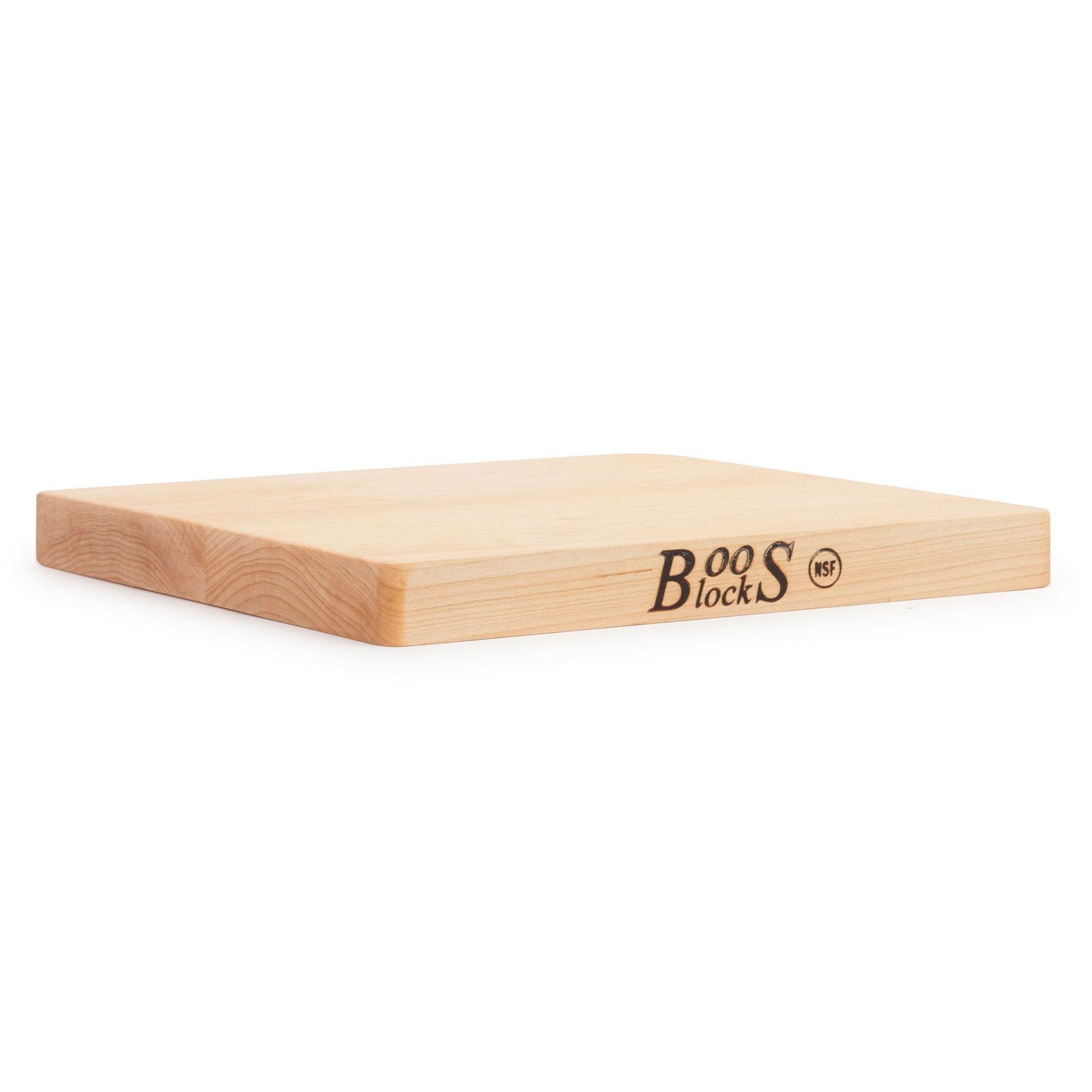 John Boos Chop-N-Slice Wood Cutting Board with Eased Corners, Maple