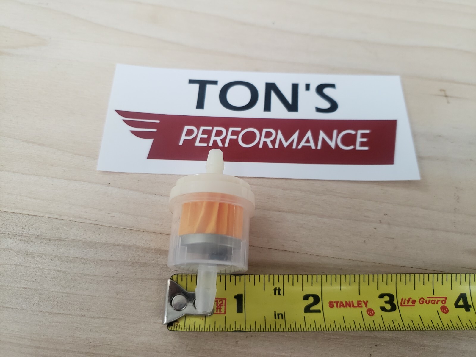 5 pack Motorcycle Gas Inline Fuel Filter Petrol Magnetic Pipes Lines 1/4" Tube