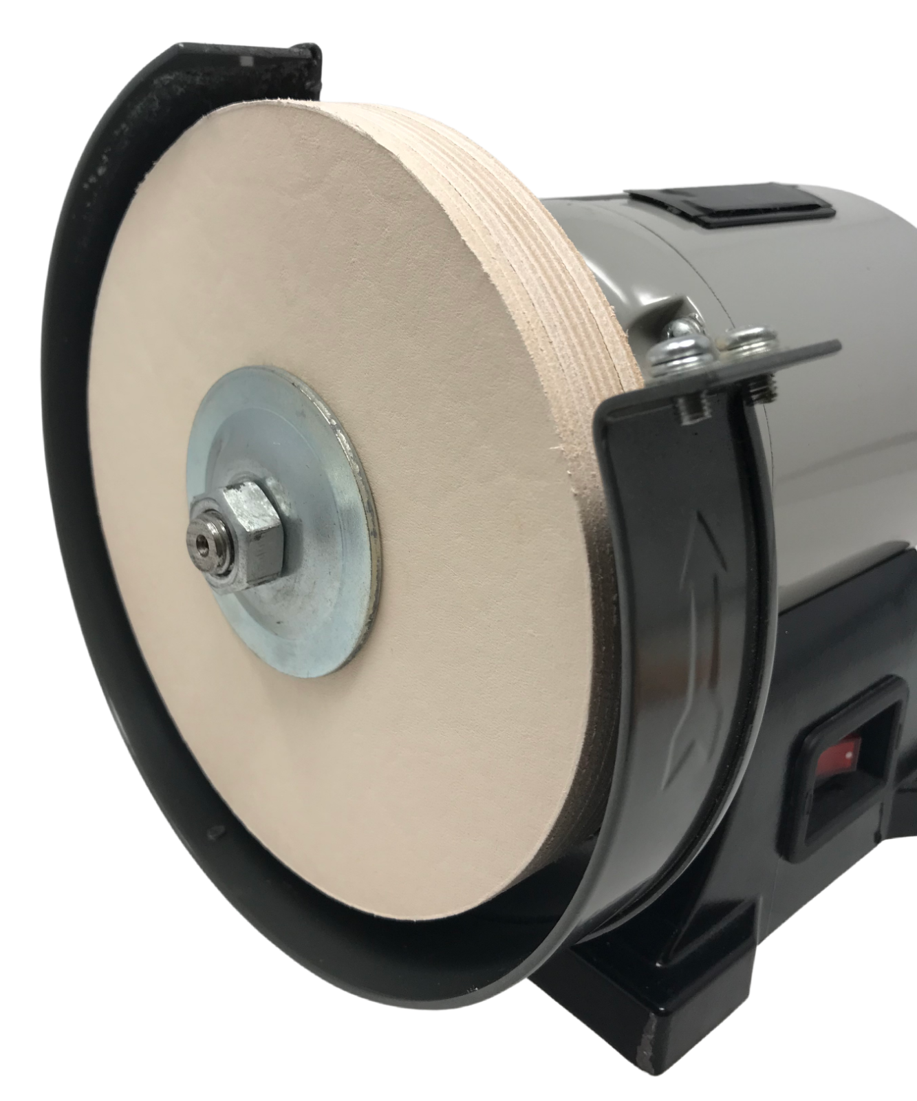 6" (3/4" Width) Leather Honing Wheel Includes Compound fits Multiple Arbors USA