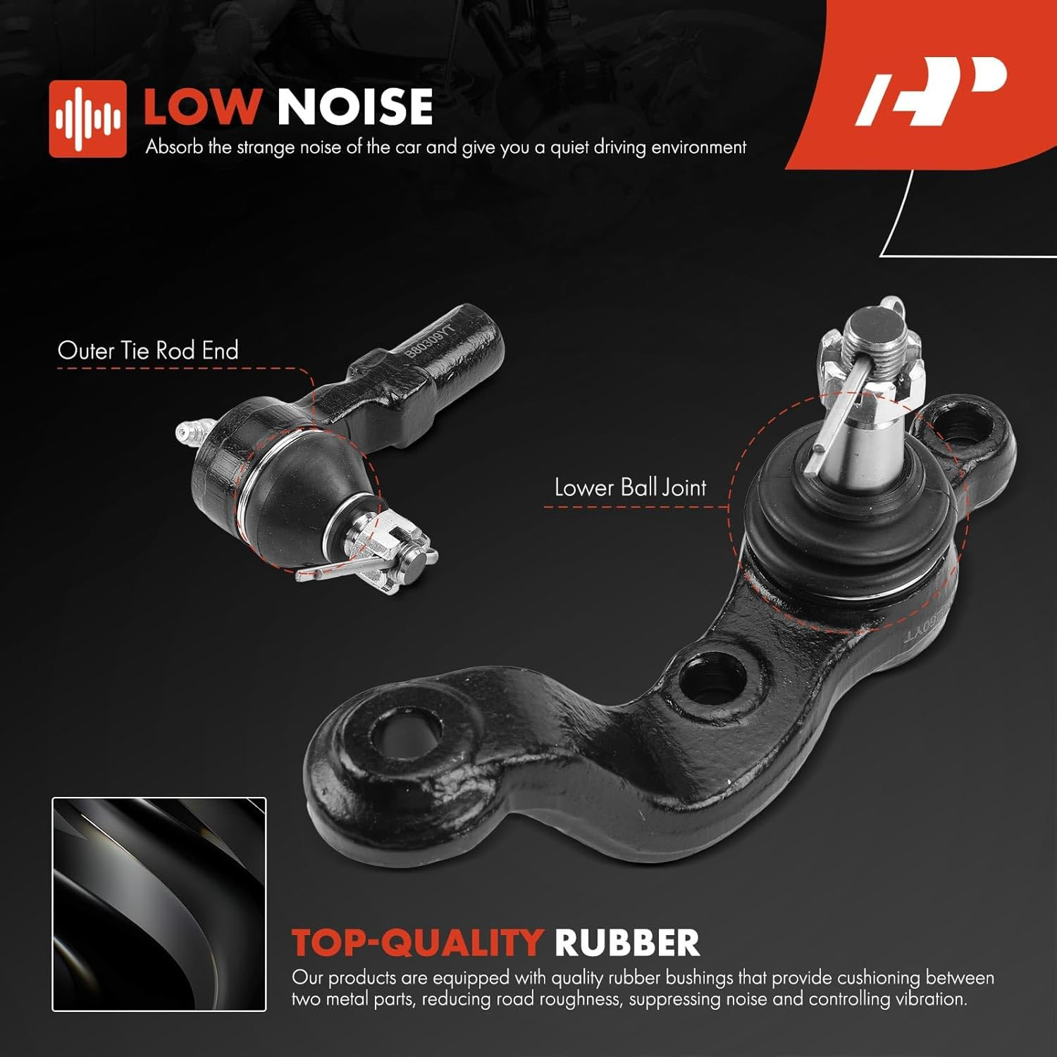 8pc Front Suspension Kit Ball Joint Tie Rod Fits Toyota Tacoma 1995-2004