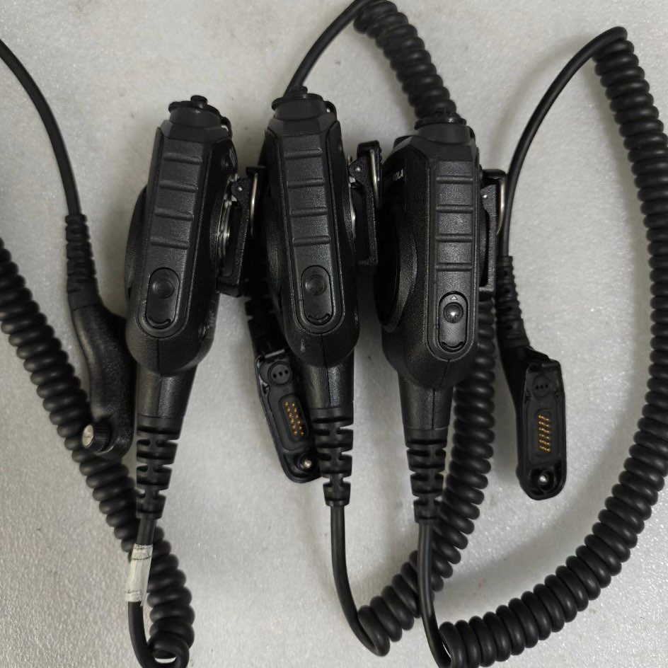 Motorola PMMN4102B Microphone Speaker Dual PTT Black for APX Radio Series