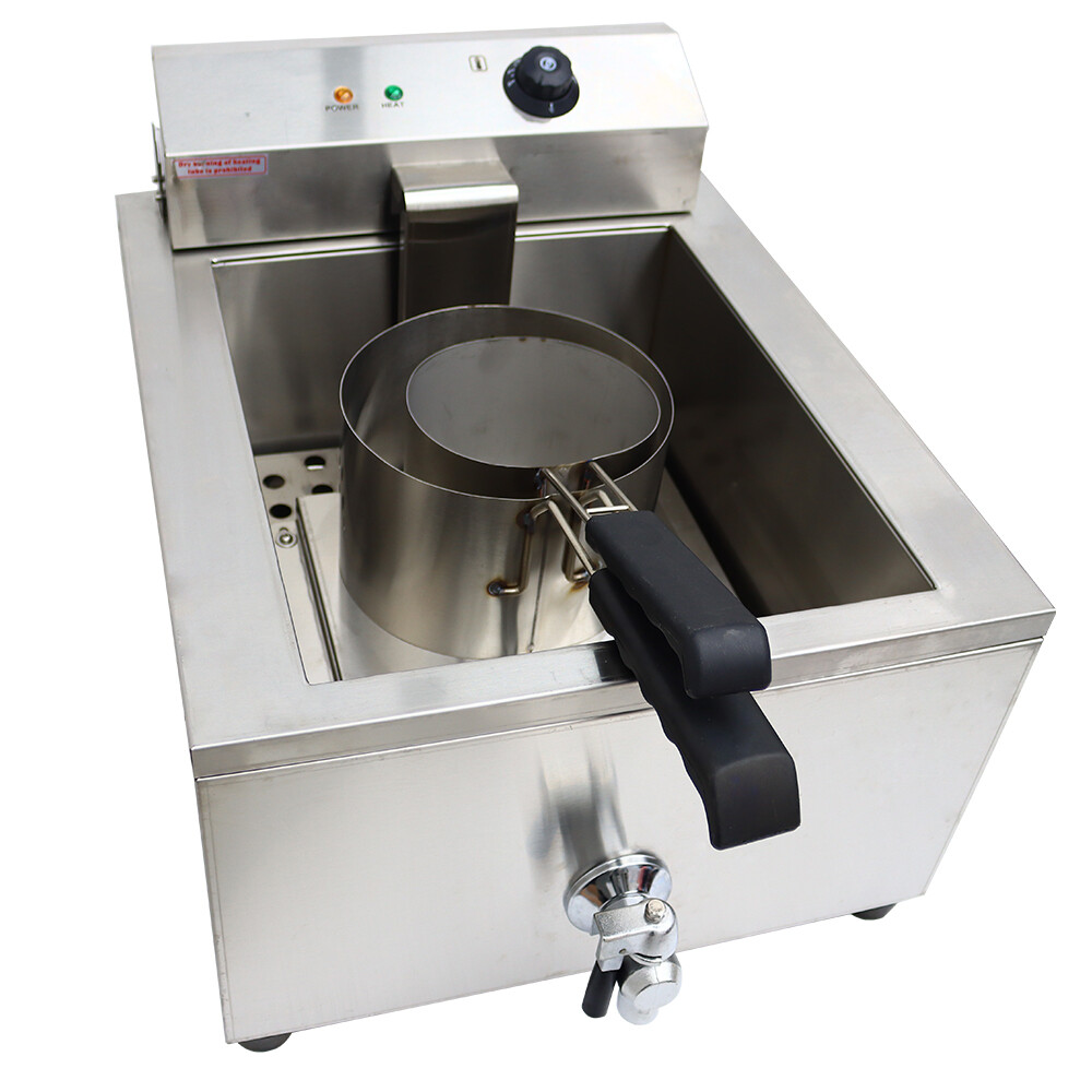 TECHTONGDA 110V Stainless Steel Multi-Purpose Funnel Cake Fryer for Donuts etc.