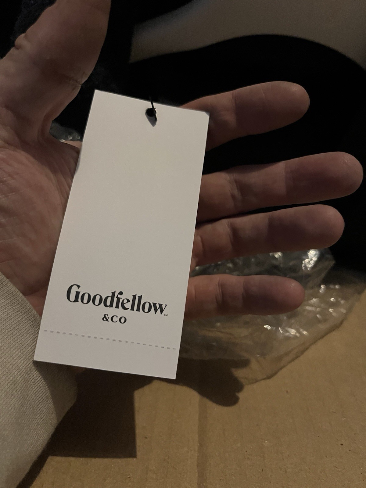 Men’s Goodfellow & Co. Solid Posh Robe Navy Blue L/XL Brand New with Tags