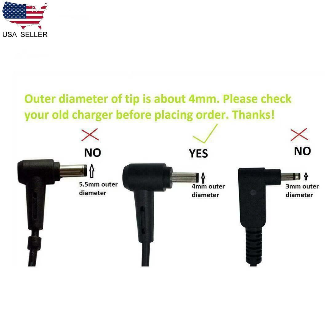 Genuine Asus Laptop Charger AC Adapter Power Supply W19-045N3A 19V 2.37A 45W