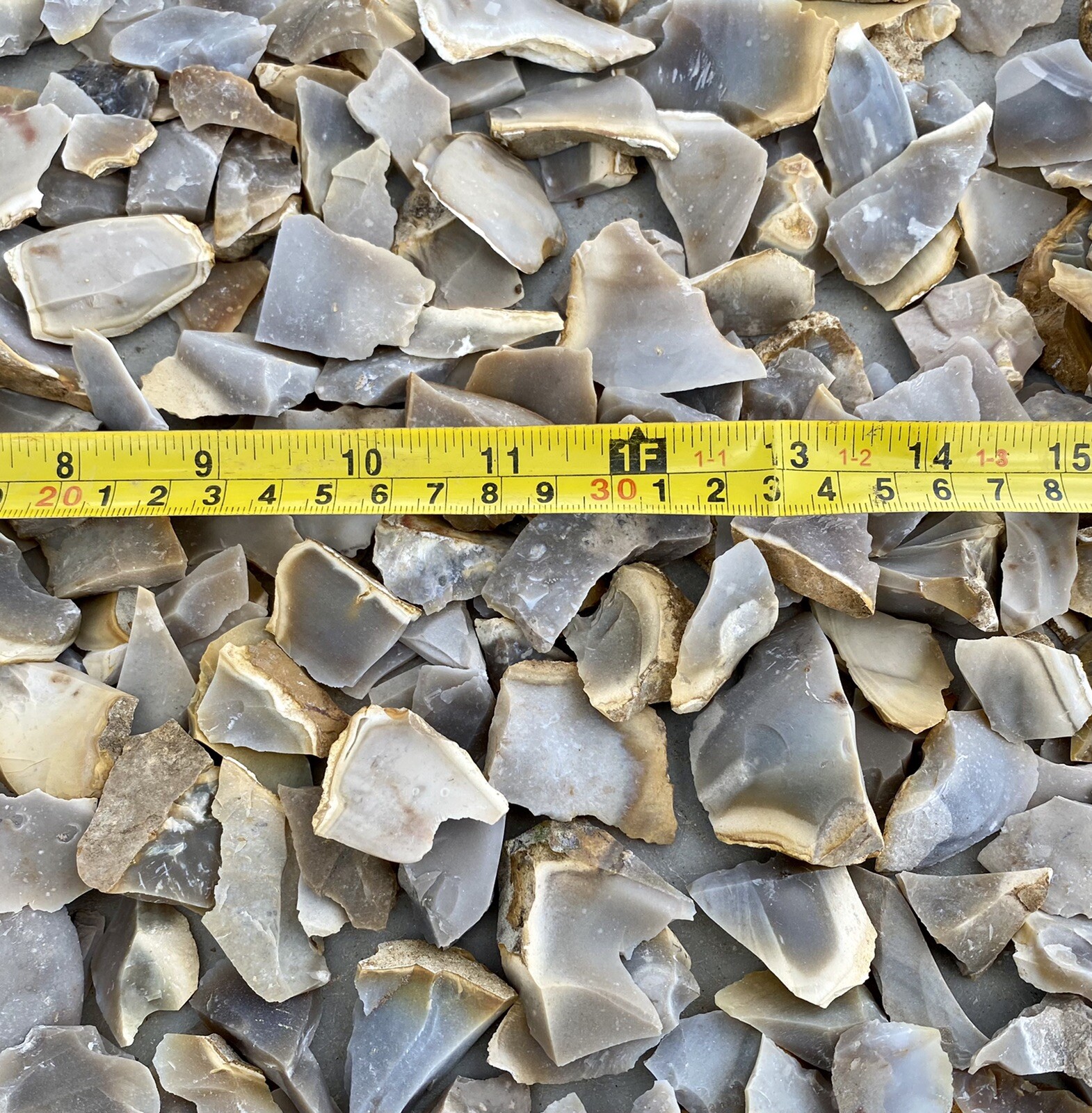 5+ Lbs of Pretty TX Chert/Flint Small Flakes/Pieces ~ Tumble-Lapidary-Decorative