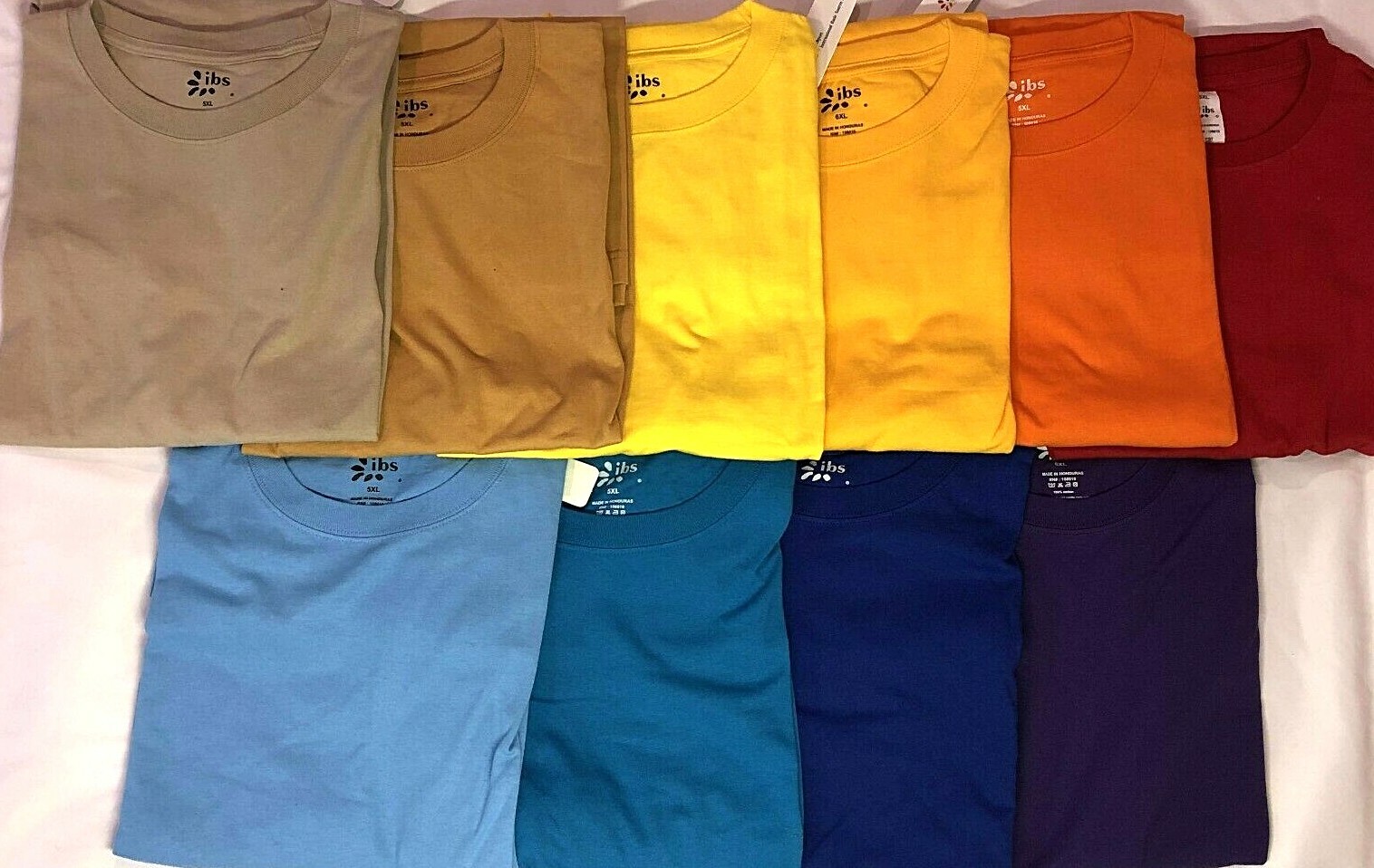 T-Shirts Short Sleeve Tees Heavyweight Shirts Solid BIG TALL Oversize UP TO 10XL