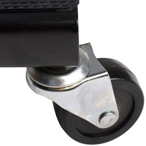 Mini Snow Mobile Dolly Heavy Duty Roller Seats Snowmobile Repair Seats 2 inch