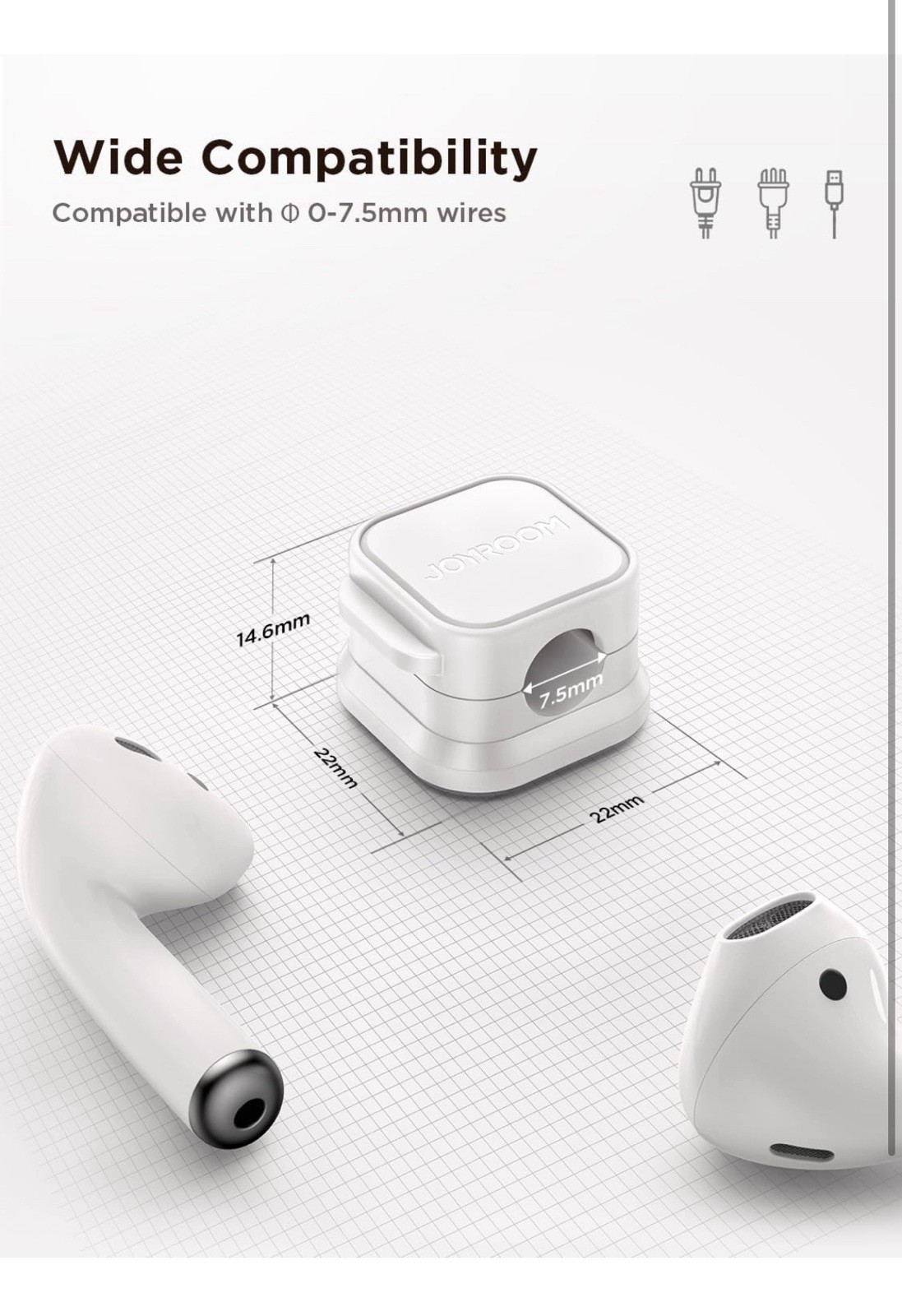 6 Pack Magnetic Cable Clips [Cable Smooth Adjustable] Cord Holder, Under Desk ..