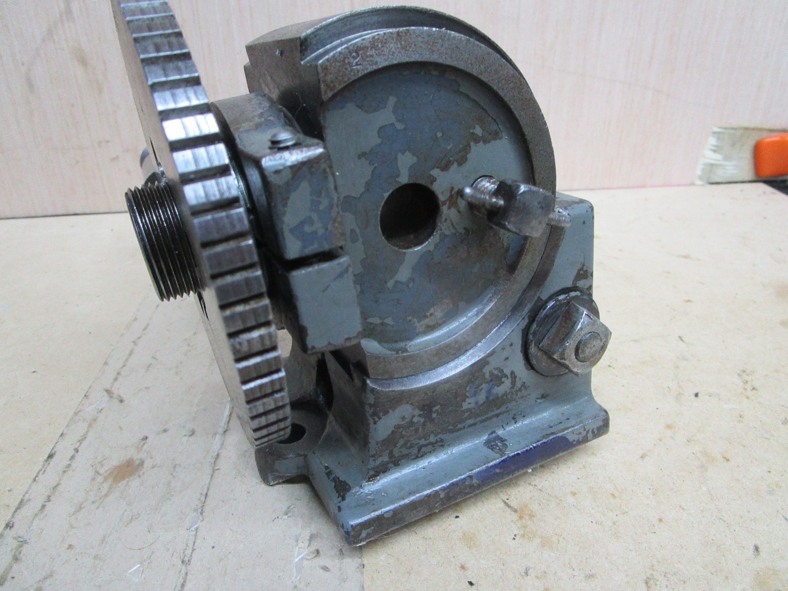Vintage Dividing Head Lathe Machinist Tool Attachment Unknown Brand Hardinge ?