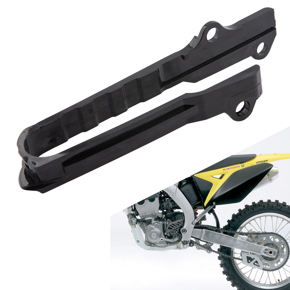 SwingArm Chain Slider Guide Black For Suzuki RM125 RM250 RMZ250 RMZ450 Dirt Bike