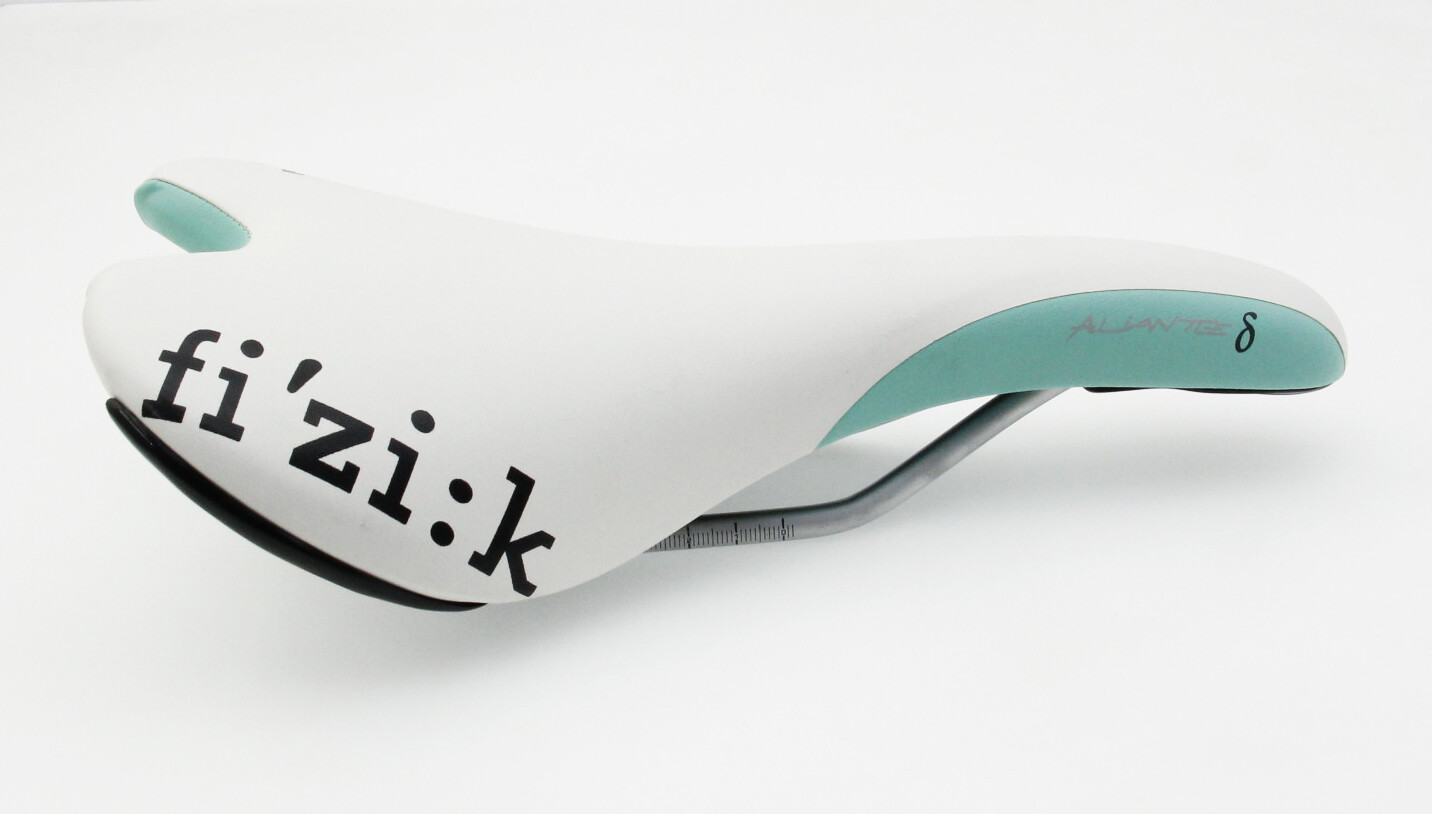 Fizik Aliante Road MTB eBike Cycle Saddle Manganese-rails Seat White&Tiffany