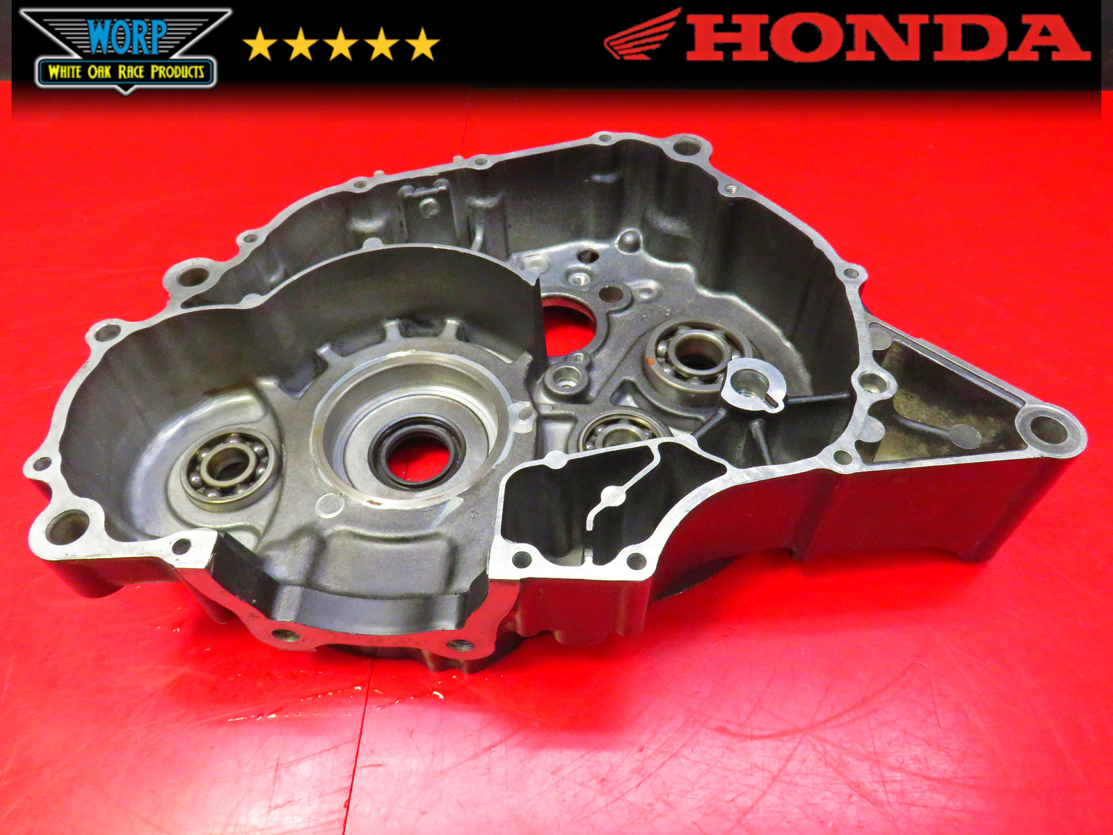 1985 HONDA ATC350X MATCHED CRANK CASE LEFT RIGHT CRANKCASE ENGINE BOTTOM END