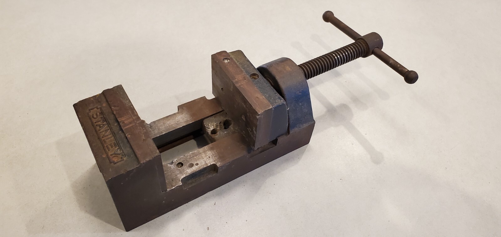STANLEY No. 993A 3 in. Drill Press Machinist Vise. Vintage