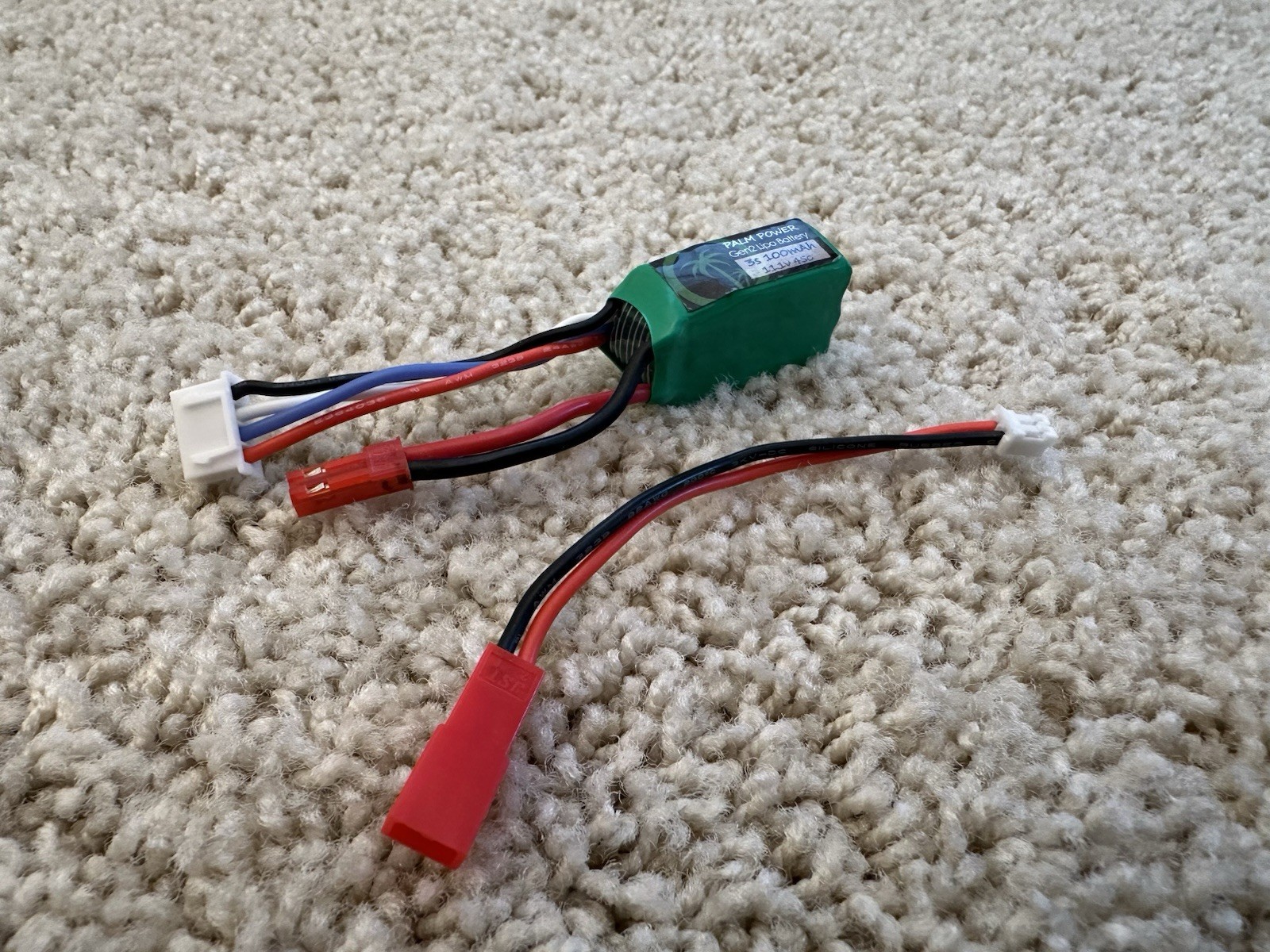 Palm Power LiPo Battery Pack for UPGRADED ELECTRONICS SCX30 3s 100mAh 11.1v 45c