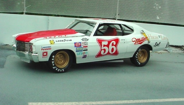 #56 Jim Hurtubise Miller Chevelle 1/24th scale Waterslide Nascar Decals