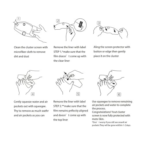 Motorcycle Nano Glass Dashboard Screen Protector Kit for Ducati Multistrada