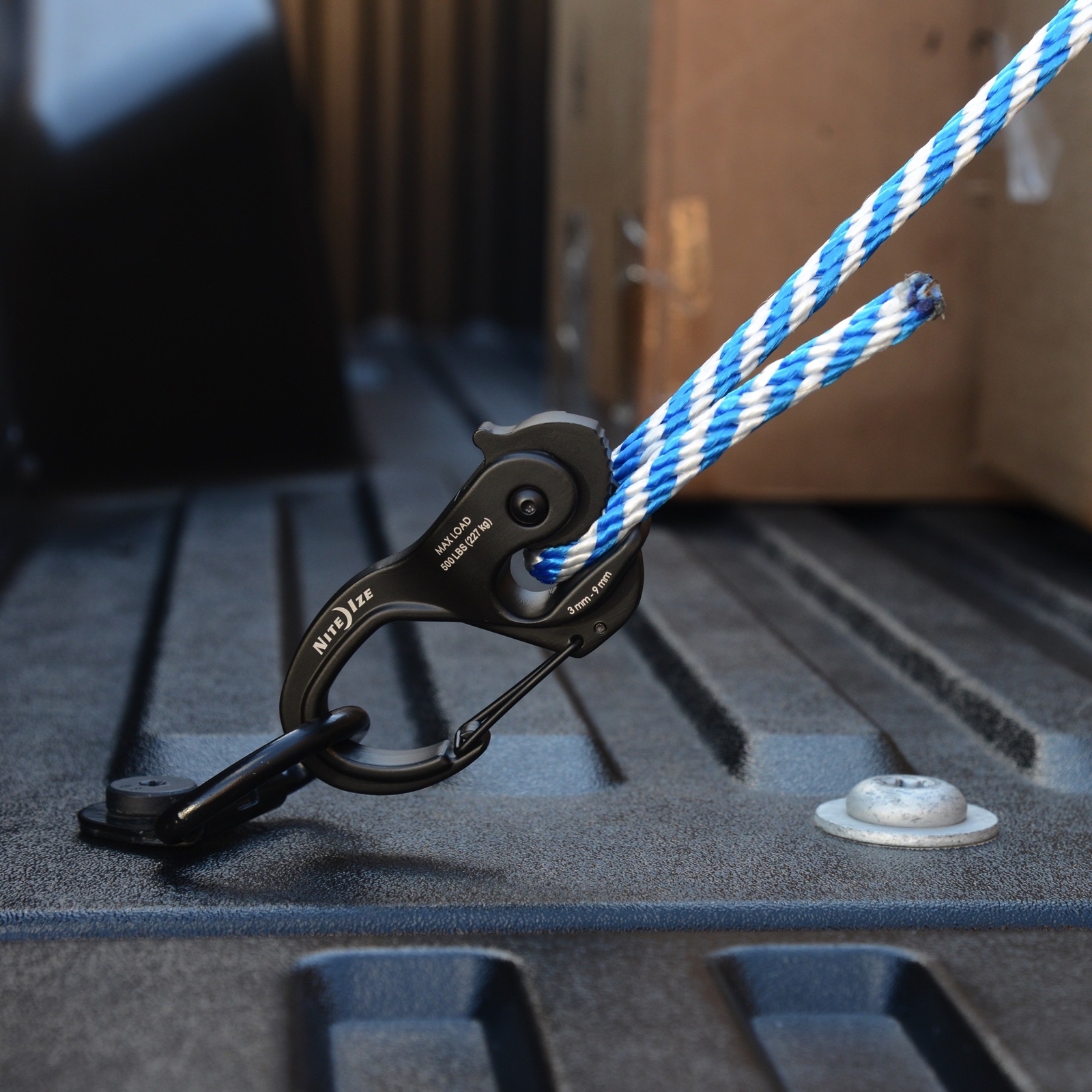 Nite Ize CamJam XT Aluminum Rope Tightener, Large - 500 lb Load Limit (2-Pack)