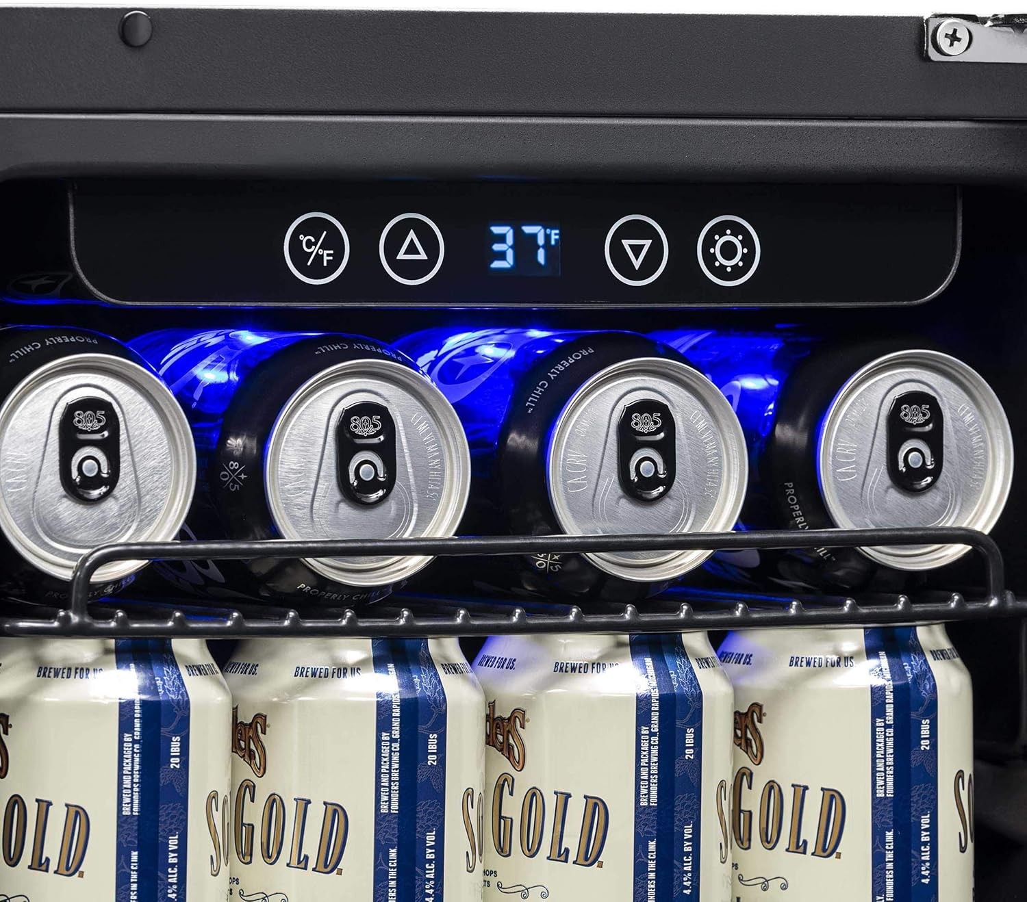 Newair NBC096BS00-RB 15" Built-in Beverage Fridge,96 Cans-Certified Refurbished