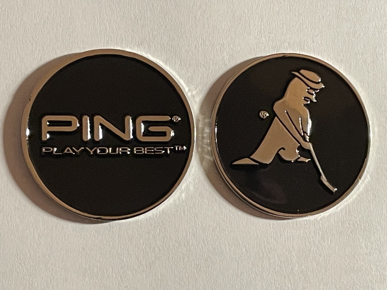 PING 'Play Your Best'  1.5" Heavyweight Double-Sided Medallion Coin Golf Marker