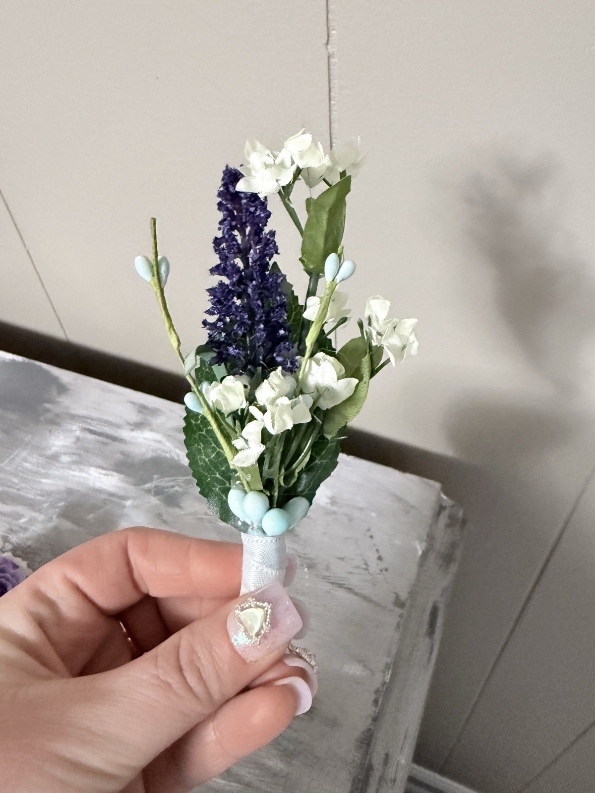 Wedding Boutonniere, Bouquet, Decor 15 Lot