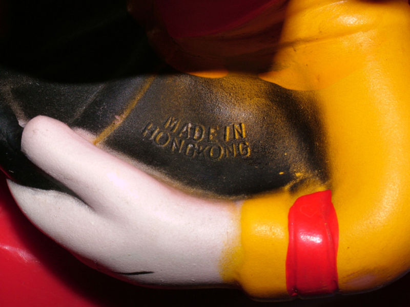 VNTGE KOHNER 1973 WALT DISNEY MICKEY MOUSE CAR PULL TOY