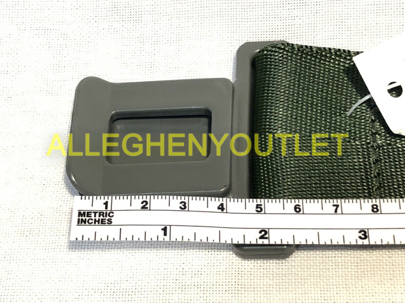 NOS US MILITARY LBE LCE ALICE WEB PISTOL BELT EXTENDER 6" EXTENSION GRAY CLIP