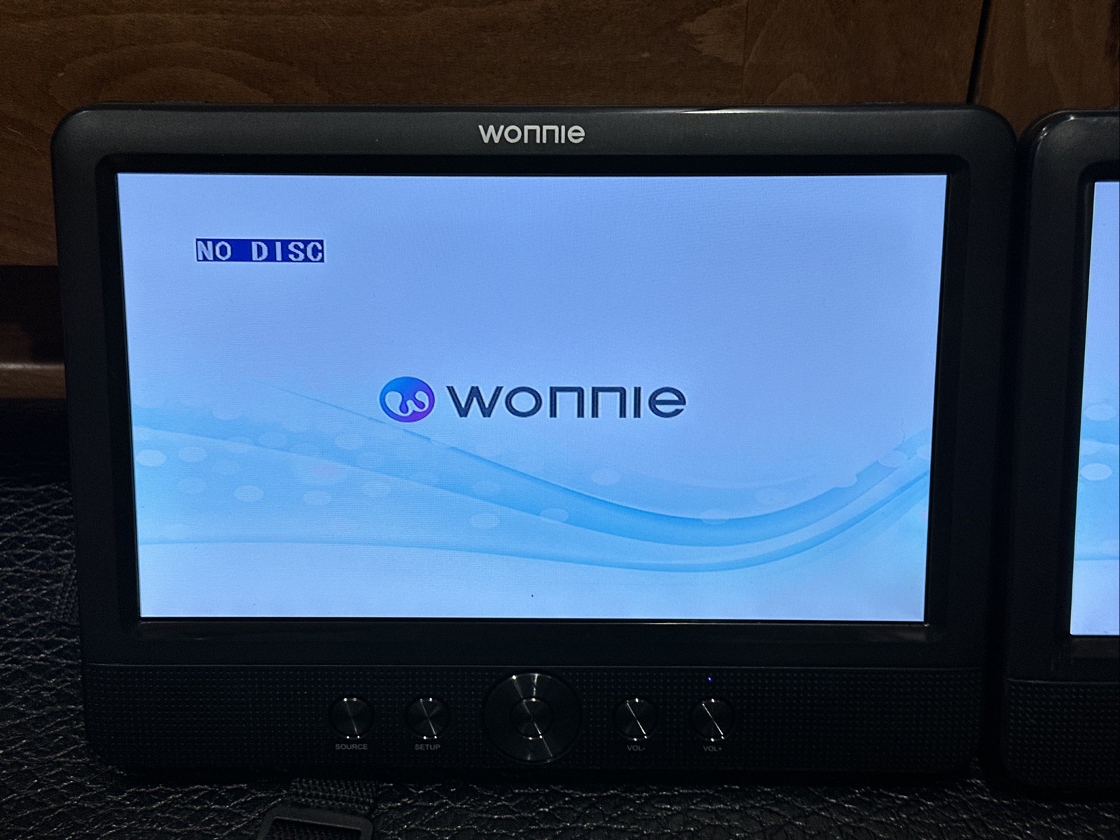 Dual Screen 10.5" Portable DVD Players for Car - 5-Hour Battery, USB/SD Support